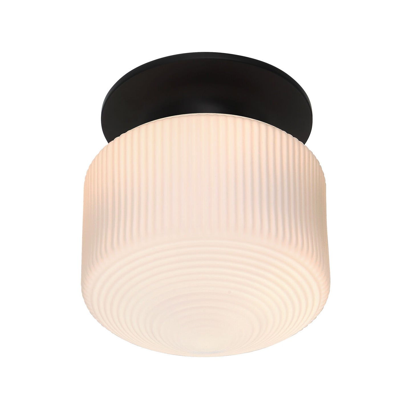 Ceiling Light With Opal Glass Shade